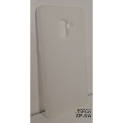 Накладка TPU Soft case для Samsung A8 Plus 2018/A730- білий Накладка TPU Soft case для Samsung A8 Plus 2018/A730- білий