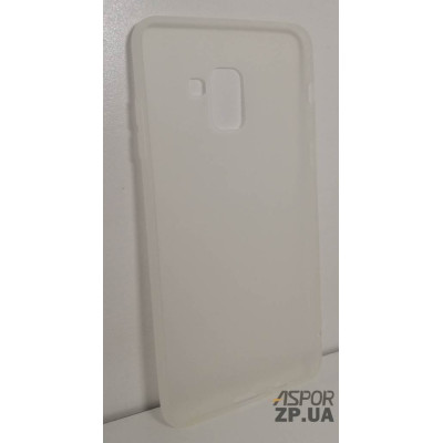 Накладка TPU Soft case для Samsung A8 Plus 2018/A730- білий