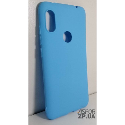 Накладка TPU Soft case для Xiaomi Redmi Note 6 Pro- синій Накладка TPU Soft case для Xiaomi Redmi Note 6 Pro- синій