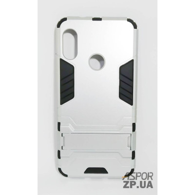 Протиударний чохол Armor Case для Xiaomi Mi A2 Lite/Redmi 6 Pro- сріблястий Протиударний чохол Armor Case для Xiaomi Mi A2 Lite/Redmi 6 Pro- сріблястий