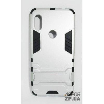Протиударний чохол Armor Case для Xiaomi Redmi Note 6 Pro- сріблястий Протиударний чохол Armor Case для Xiaomi Redmi Note 6 Pro- сріблястий