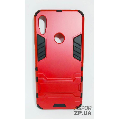 Протиударний чохол Armor Case для Huawei Y6 Prime 2019/Honor 8A- червоний