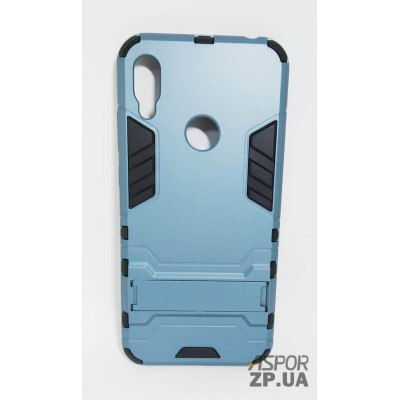 Протиударний чохол Armor Case для Huawei Y6 Prime 2019/Honor 8A- темно- синій