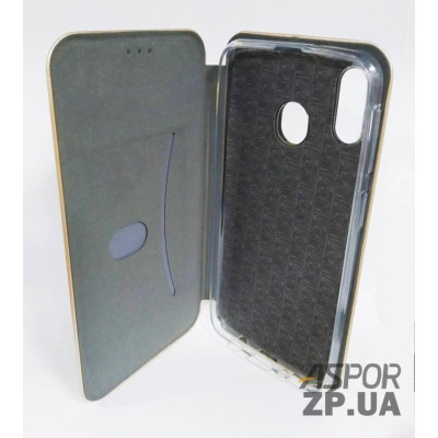 Чохол-книжка Premium Leather Case для Samsung M20/M205 в тех. упаковці- золотий