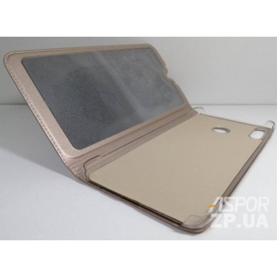 Чохол-книжка Slim open case для Huawei Honor 8X Max- золотий