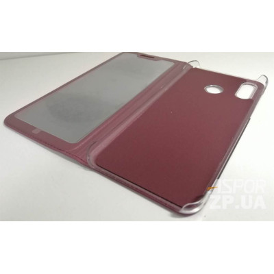 Чохол-книжка Slim open case для Huawei Honor Play- бордовий