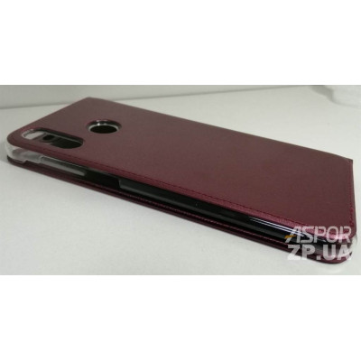 Чохол-книжка Slim open case для Huawei Honor Play- бордовий
