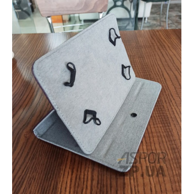 Чохол-книжка для планшета універсальний Clip stand 7`mini (Manchester)- коричневий