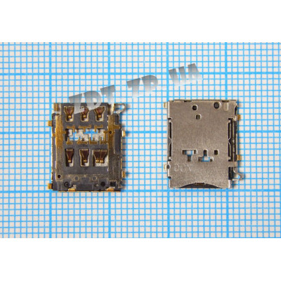 SIM Конектор для Samsung A300 / A3 2015 / A500 / A5 2015 SIM Конектор для Samsung A300 / A3 2015 / A500 / A5 2015
