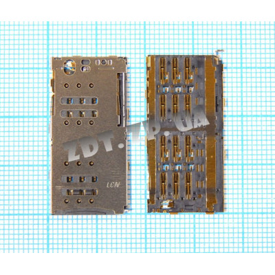 SIM Конектор для Meizu M1 Note (GSM)
