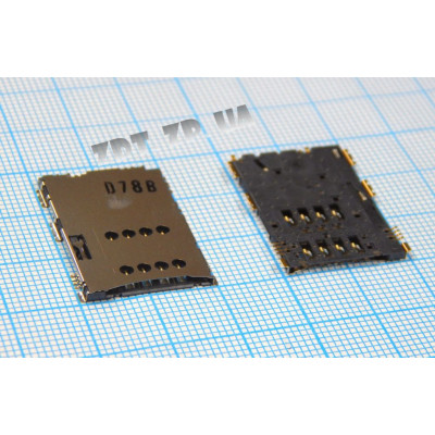 SIM Конектор для Samsung N8000/ P1000/ P3100/ P3110/ P6200/ I5700/ I5800/ S5620/ S5628 SIM Конектор для Samsung N8000/ P1000/ P3100/ P3110/ P6200/ I5700/ I5800/ S5620/ S5628