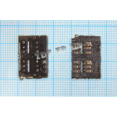 SIM Конектор для Samsung S6 / G920 Duos SIM Конектор для Samsung S6 / G920 Duos