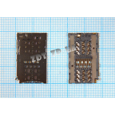 SIM Конектор для Samsung S7 / G930 / G935 (+ Конектор карти пам`яті MMC) SIM Конектор для Samsung S7 / G930 / G935 (+ Конектор карти пам`яті MMC)