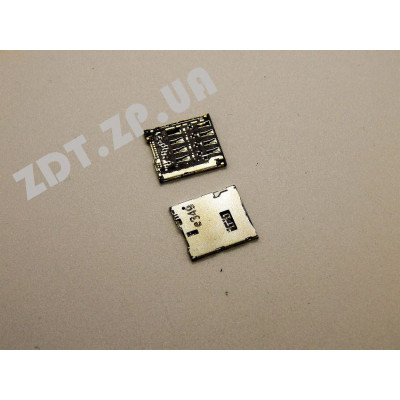 SIM коннектор для HTC One M7 Dual Sim 802w (7200014, 7200002) SIM коннектор для HTC One M7 Dual Sim 802w (7200014, 7200002)