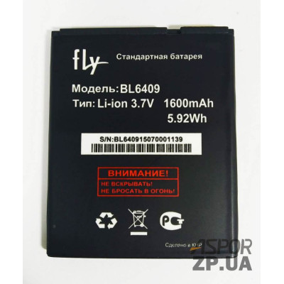 Акумулятор для Fly BL6409 Акумулятор для Fly BL6409
