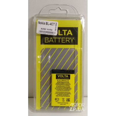 Акумулятор Volta для Nokia BL-4CT Акумулятор Volta для Nokia BL-4CT