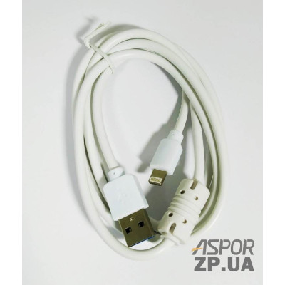 USB кабель Lightning зі стабілізатором напруги в картонній упаковці