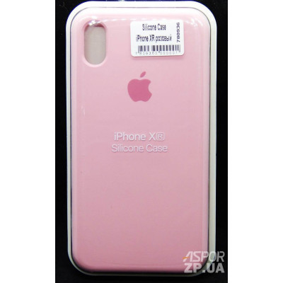 Накладка (з мікрофіброю) Silk (оригінал) для iPhone XR- рожевий Накладка (з мікрофіброю) Silk (оригінал) для iPhone XR- рожевий