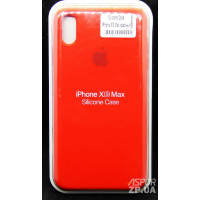 Накладка (з мікрофіброю) Silk (оригінал) для iPhone XS Max- червоний Накладка (з мікрофіброю) Silk (оригінал) для iPhone XS Max- червоний