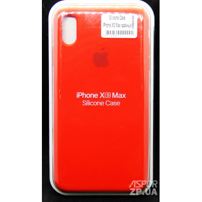 Накладка (з мікрофіброю) Silk (оригінал) для iPhone XS Max- червоний Накладка (з мікрофіброю) Silk (оригінал) для iPhone XS Max- червоний