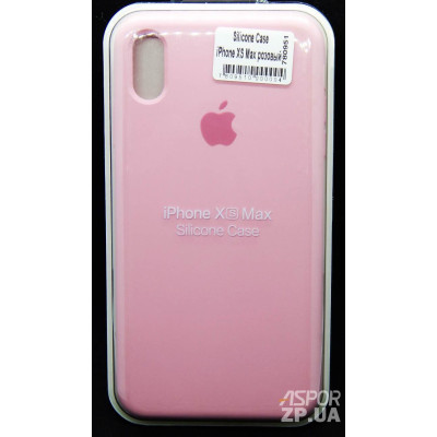 Накладка (з мікрофіброю) Silk (оригінал) для iPhone XS Max- рожевий Накладка (з мікрофіброю) Silk (оригінал) для iPhone XS Max- рожевий