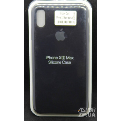 Накладка (з мікрофіброю) Silk (оригінал) для iPhone XS Max- чорний Накладка (з мікрофіброю) Silk (оригінал) для iPhone XS Max- чорний