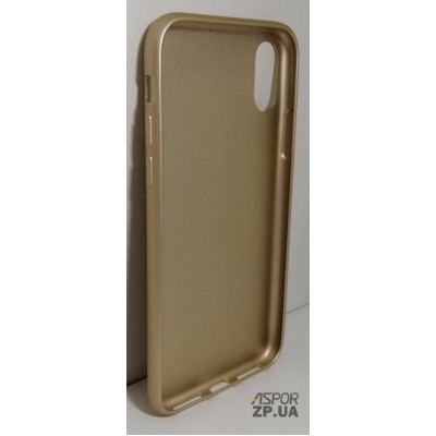 Накладка ROCK матова для iPhone X/XS 5.8`- золотий