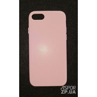 Накладка (з мікрофіброю) шкіряний для iPhone 8- рожевий Накладка (з мікрофіброю) шкіряний для iPhone 8- рожевий