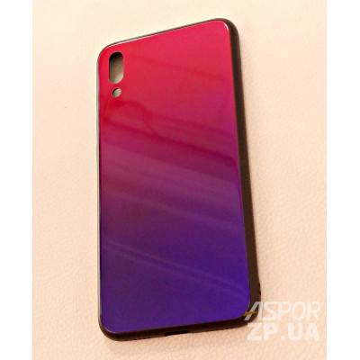 Накладка Chameleon Glass для Huawei Y7 2019- червоно- фіолетовий Накладка Chameleon Glass для Huawei Y7 2019- червоно- фіолетовий