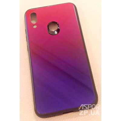 Накладка Chameleon Glass для Huawei P Smart 2019- червоно- фіолетовий Накладка Chameleon Glass для Huawei P Smart 2019- червоно- фіолетовий