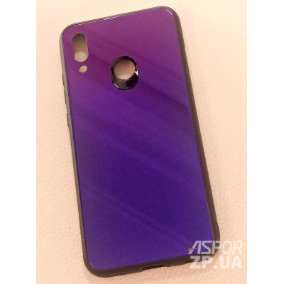 Накладка Chameleon Glass для Huawei P Smart 2019- синьо- фіолетовий Накладка Chameleon Glass для Huawei P Smart 2019- синьо- фіолетовий