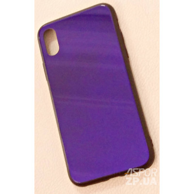 Накладка Chameleon Glass для iPhone X/XS- фіолетовий Накладка Chameleon Glass для iPhone X/XS- фіолетовий