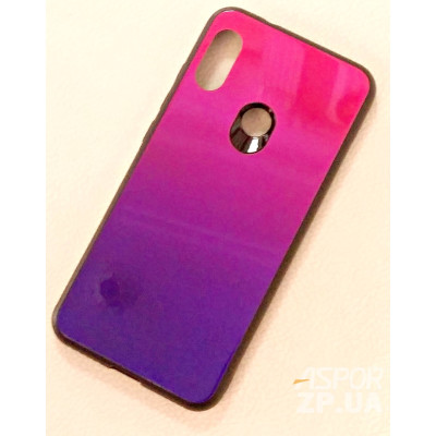 Накладка Chameleon Glass для Xiaomi Mi A2 Lite/Redmi 6 Pro- червоно- фіолетовий Накладка Chameleon Glass для Xiaomi Mi A2 Lite/Redmi 6 Pro- червоно- фіолетовий