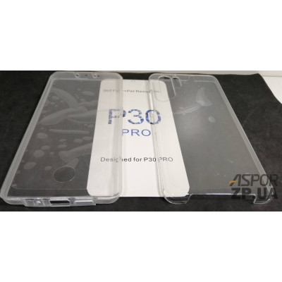 Накладка TPU + PC 360 для Huawei P30 Pro- прозорий