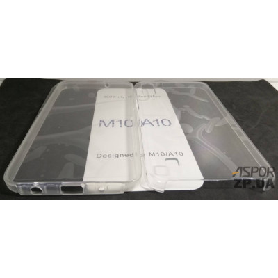 Накладка TPU + PC 360 для Samsung A10/A105- прозорий
