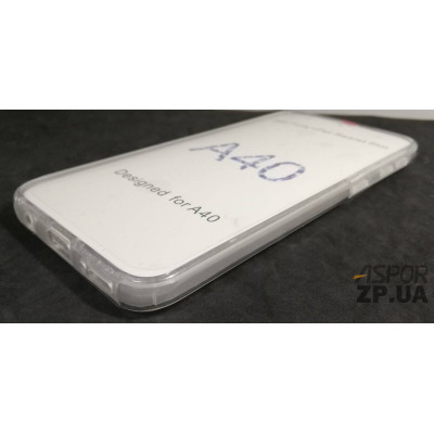 Накладка TPU + PC 360 для Samsung A40/A405- прозорий Накладка TPU + PC 360 для Samsung A40/A405- прозорий