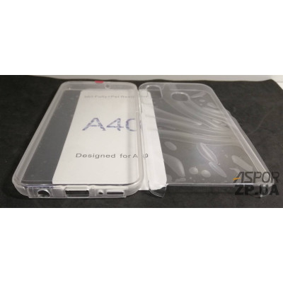 Накладка TPU + PC 360 для Samsung A40/A405- прозорий