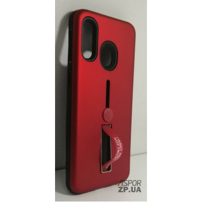 Накладка Stand PC + TPU для Samsung A40/A405- червоний