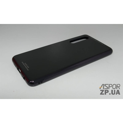 Накладка Glass з окантовкою для Huawei P30- чорний Накладка Glass з окантовкою для Huawei P30- чорний