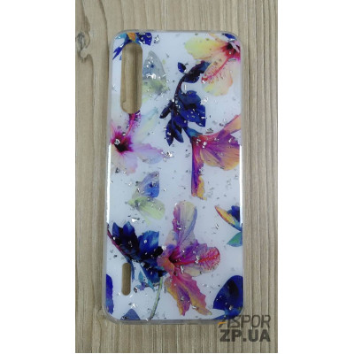 Накладка Glitter для Xiaomi Mi A3/CC9e- №4 Лотос Накладка Glitter для Xiaomi Mi A3/CC9e- №4 Лотос
