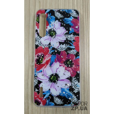Накладка Glitter для Xiaomi Mi A3/CC9e- №7 Анемони Накладка Glitter для Xiaomi Mi A3/CC9e- №7 Анемони