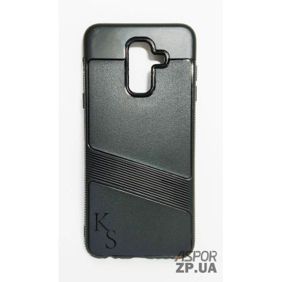 Накладка TPU Strip Case для Samsung A6 Plus/A605- чорний