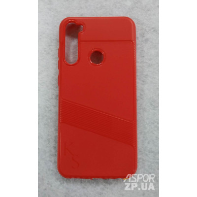 Накладка TPU Strip Case для Xiaomi Redmi Note 8- червоний