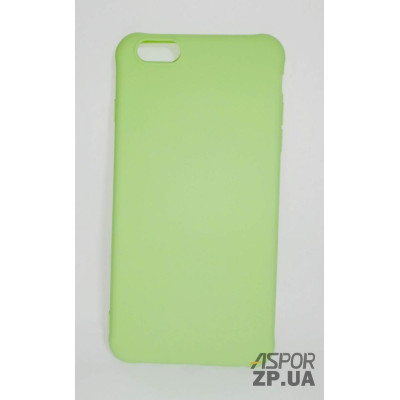 Накладка TPU Soft case для iPhone 6 Plus/6S Plus- м`ятно- зелений Накладка TPU Soft case для iPhone 6 Plus/6S Plus- м`ятно- зелений