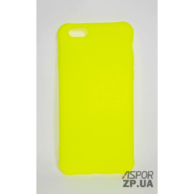 Накладка TPU Soft case для iPhone 6G/6S- яскраво- жовтий