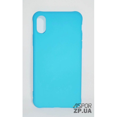 Накладка TPU Soft case для iPhone X/XS- блакитний Накладка TPU Soft case для iPhone X/XS- блакитний