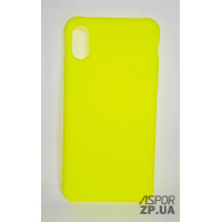 Накладка TPU Soft case для iPhone X/XS- яскраво- жовтий