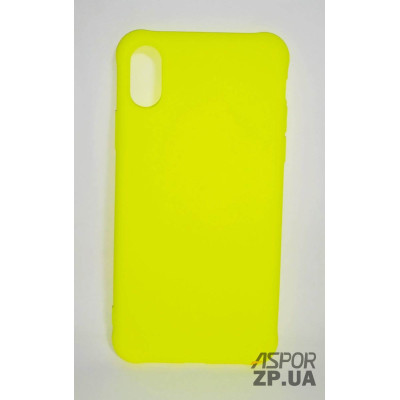 Накладка TPU Soft case для iPhone X/XS- яскраво- жовтий Накладка TPU Soft case для iPhone X/XS- яскраво- жовтий