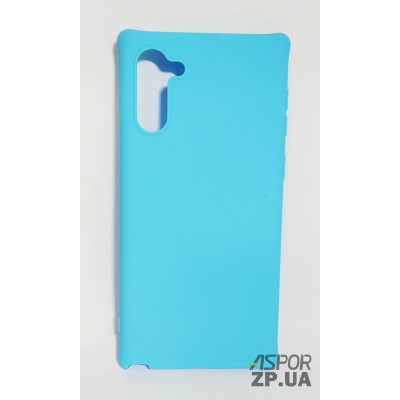 Накладка TPU Soft case для Samsung Note 10- блакитний Накладка TPU Soft case для Samsung Note 10- блакитний