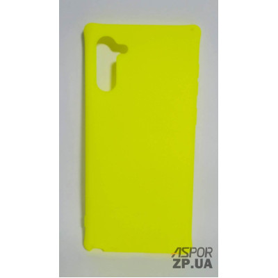 Накладка TPU Soft case для Samsung Note 10 яскраво- жовтий Накладка TPU Soft case для Samsung Note 10 яскраво- жовтий